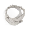Jewelry Alloy Exaggerated Irregular Leaf Spring Electroplated Metal Bracelet For Women
