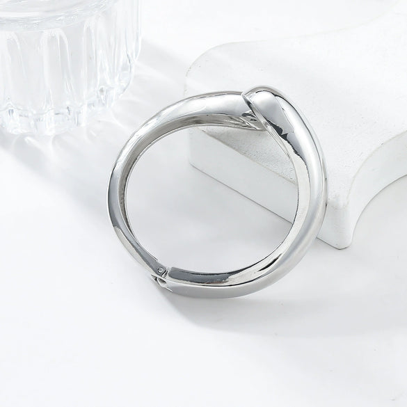 Jewelry Alloy Exaggerated Water Drops Geometric Diamond Bracelet