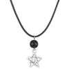 Jewelry Alloy Fivepointed Star Spiral Pattern Electroplating Necklace For Women