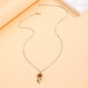 Jewelry Alloy Flower Electroplated Clavicle Chain