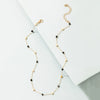 Jewelry Alloy Gems Geometric Three Dimensional Square Simple Necklace