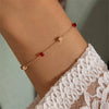 Jewelry Alloy Gems Geometric Three Dimensional Square Simple Necklace