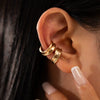Jewelry Alloy Geometric Cshaped Nonpierced Ear Clips Electroplating Light Luxury Style For Women