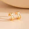 Jewelry Alloy Geometric Cshaped Nonpierced Ear Clips Electroplating Light Luxury Style For Women
