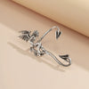 Jewelry Alloy Geometric Devil Angel Three Dimensional Contour Ear Clip Electroplated Women's Halloween Elf Wings Earrings