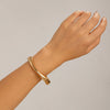 Jewelry Alloy Geometric Electroplated Asymmetrical Spiral Pendant Necklace And Bracelet