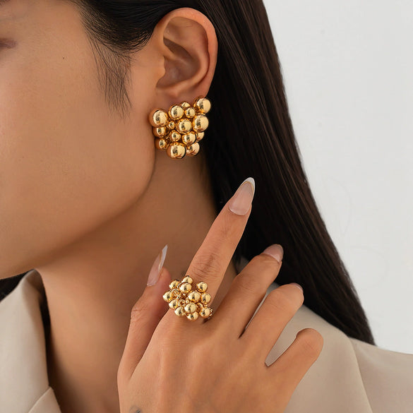 Jewelry Alloy Geometric Electroplated Women's Earrings