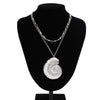 Jewelry Alloy Geometric Fivepointed Star Starfish Conch Wax Thread Knot Electroplating Necklace For Women