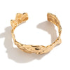 Jewelry Alloy Geometric Handmade Chain Irregular Collar Choker Lava Necklace For Women
