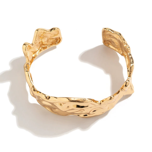 Jewelry Alloy Geometric Handmade Chain Irregular Collar Choker Lava Necklace For Women
