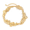Jewelry Alloy Geometric Handmade Chain Irregular Collar Choker Lava Necklace For Women