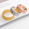 Jewelry Alloy Geometric Minimalist Electroplating Ring And Bracelet For Couple