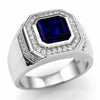 Jewelry Alloy Geometric Pattern Electroplated Twocolor Plating Inlaid Goose Eggshaped Zircon Engagement Ring
