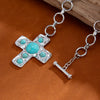 Jewelry Alloy Geometric Pendant Clavicle Chain With Electroplating For Women
