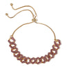 Jewelry Alloy Geometric Punk Microinlaid Electroplating Necklace