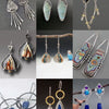 Jewelry Alloy Geometric Retro Long Tassel Spike Electroplated Earrings For Women