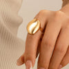 Jewelry Alloy Geometric Ring Electroplated For Women