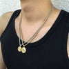 Jewelry Alloy Geometric Twist Chain Electroplating Men's Necklace