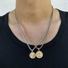 Jewelry Alloy Geometric Twist Chain Electroplating Men's Necklace