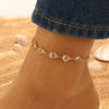 Jewelry Alloy Heart Shaped Women's Anklet Simple Fashion Bohemian Style