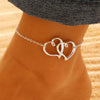 Jewelry Alloy Heart Shaped Women's Anklet Simple Fashion Bohemian Style