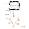 Jewelry Alloy Heart Thigh Chain Women's Bohemian Multilayer Elastic Rice Beads Style