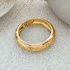 Jewelry Alloy Highend Irregular Round Spring Bracelet With Electroplating