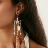 Jewelry Alloy Imitation Pearl Crystal Geometric Starfish Jellyfish Electroplated Earrings