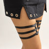 Jewelry Alloy Inlaid With Artificial Gemstones And Semiprecious Stones Fabric Bow Leg Chain For Women