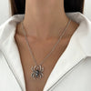 Jewelry Alloy Insect Pendant Necklace Electroplating Street Punk Three Dimensional Design