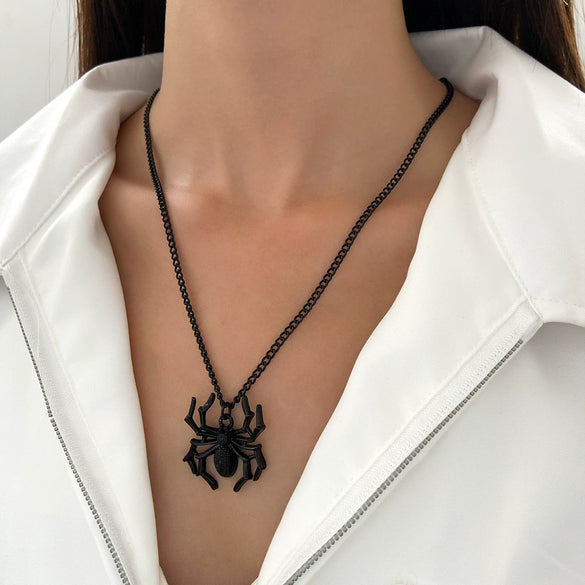 Jewelry Alloy Insect Pendant Necklace Electroplating Street Punk Three Dimensional Design