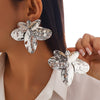 Jewelry Alloy Irregular Petal Clavicle Chain With Flower Design And Electroplating