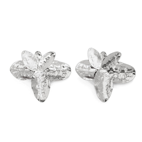 Jewelry Alloy Irregular Petal Clavicle Chain With Flower Design And Electroplating