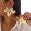 Jewelry Alloy Irregular Petal Clavicle Chain With Flower Design And Electroplating