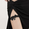 Jewelry Alloy Lace Ribbon Geometric Leg Chain For Women