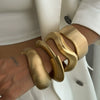 Jewelry Alloy Light Luxury Irregular Bracelet Electroplated