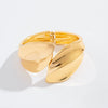 Jewelry Alloy Light Luxury Round Irregular Metallic Drop Bracelet Electroplating