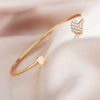 Jewelry Alloy Love Heart Bracelet With Electroplating Treatment