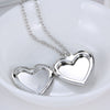 Jewelry Alloy Luminous Hollow Openable Heart Pendant O Chain Necklace For Women Electroplated Simple Geometric Style