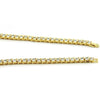 Jewelry Alloy Men's Diamondencrusted Geometric Box Chain Necklace Pendant
