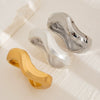 Jewelry Alloy Metal Pleated Irregular Trimming Spring Bracelet Ins Style Electroplated
