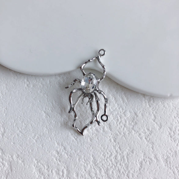 Jewelry Alloy Metallic Spider Exaggerated Funny Personality Environmental Protection