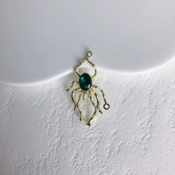 Jewelry Alloy Metallic Spider Exaggerated Funny Personality Environmental Protection