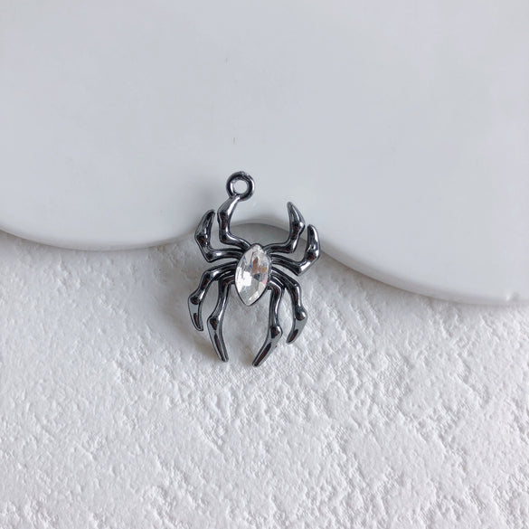 Jewelry Alloy Metallic Spider Exaggerated Funny Personality Environmental Protection