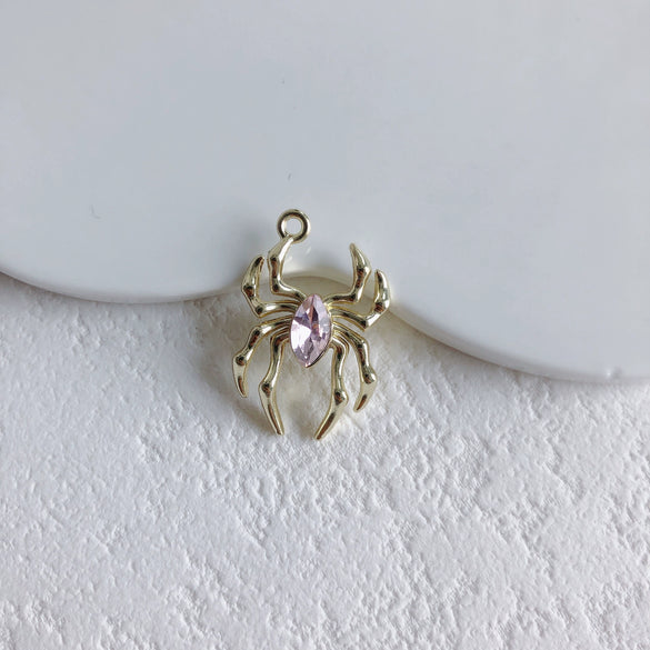 Jewelry Alloy Metallic Spider Exaggerated Funny Personality Environmental Protection