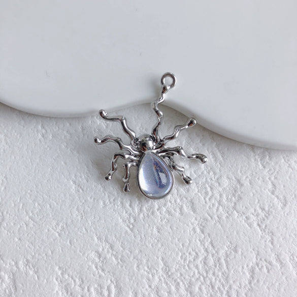 Jewelry Alloy Metallic Spider Exaggerated Funny Personality Environmental Protection