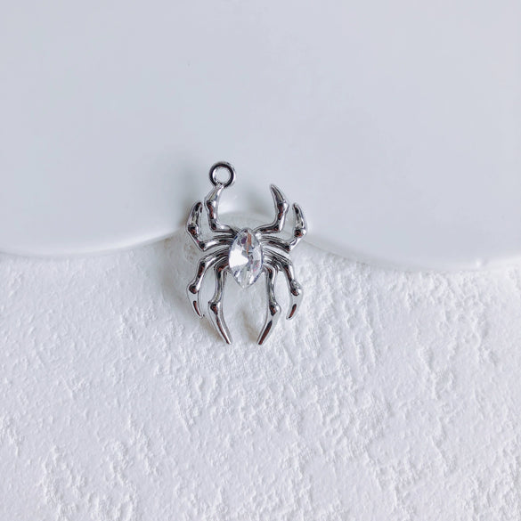Jewelry Alloy Metallic Spider Exaggerated Funny Personality Environmental Protection