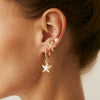 Jewelry Alloy Ocean Style Starfish Shell Animal Zodiac Electroplated Pendant Earrings And Ear Clips