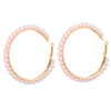 Jewelry Alloy Pearl Geometric Irregular Electroplated Earrings
