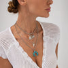 Jewelry Alloy Pendant Necklace Retro Animal Zodiac Electroplating Clavicle Chain For Women